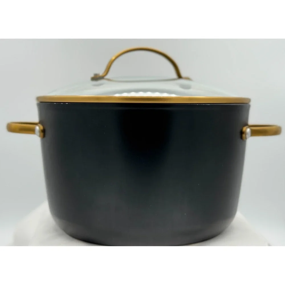 Farberware Forged Induction 6 quart Ceramic Nonstick Stockpot - Glass Lid